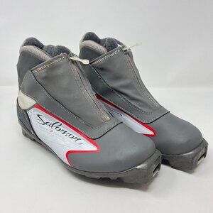 Salomon Slam 7 Profil Cross Country Ski Boots US 8.5 UK 7 Gray